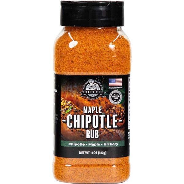 Pit Boss 40324 Bold Burger Rub Grill Spices, 13.5 Ounce (Pack of 1), Multicolored(Maple Chipotle)