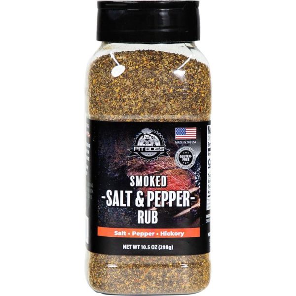 Pit Boss 40329 Sweet Heat Rub Grill Spices, 11.5 Ounce (Pack of 1), Multicolored(Smoked Salt & Pepper)