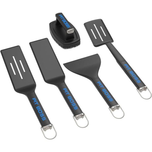 Pit Boss Ultimate Griddle Tool Kit 5-Piece, Black(Griddle Tool Kit)